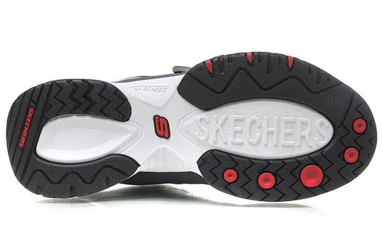 Женские кроссовки Skechers D'Lites Train (красно-черные) — фото 5