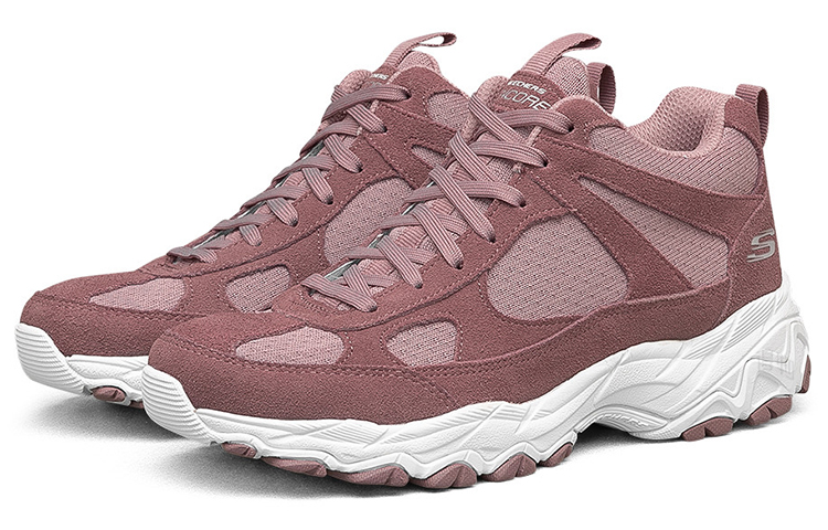 Женские кроссовки Skechers D'Lites (розовые) — фото 3