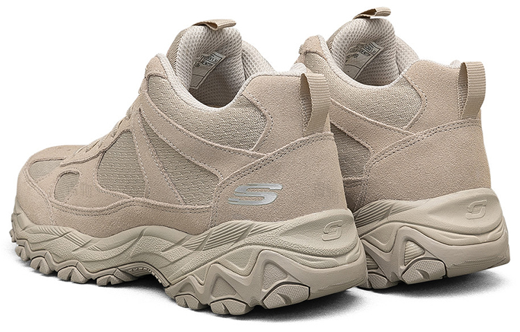 Женские кроссовки Skechers D'Lites (серо-коричневые) — фото 4