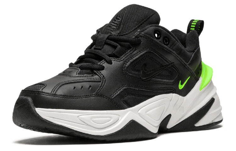 Женские кроссовки Nike M2K ekno black volt (черно-желтые) — фото 3