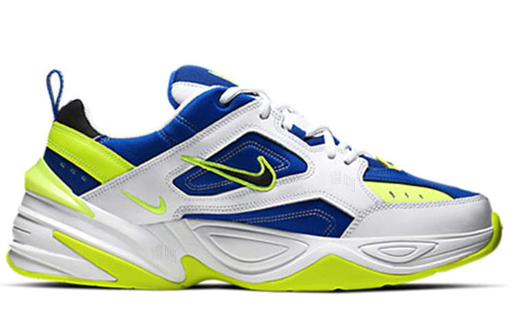 Мужские кроссовки Nike M2K TEKNO (сине-зеленые) — фото 2