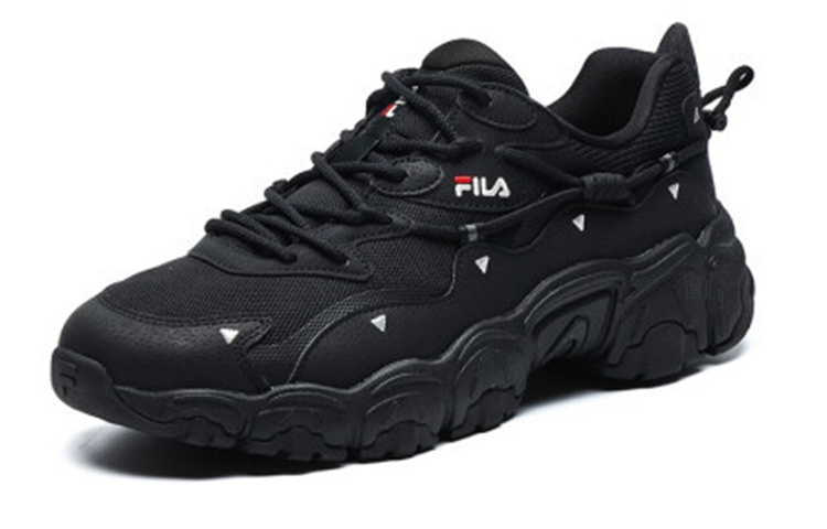 Мужские кроссовки Fila Heritage-FHT (черный / белый) — Чёрный / белый — фото 3