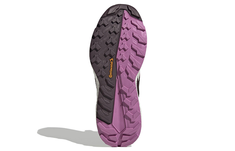 Женские кроссовки adidas Terrex Free Hiker 2 (розово-фиолетовые) — Розовый / зелёный / фиолетовый / чёрный / белый — фото 6
