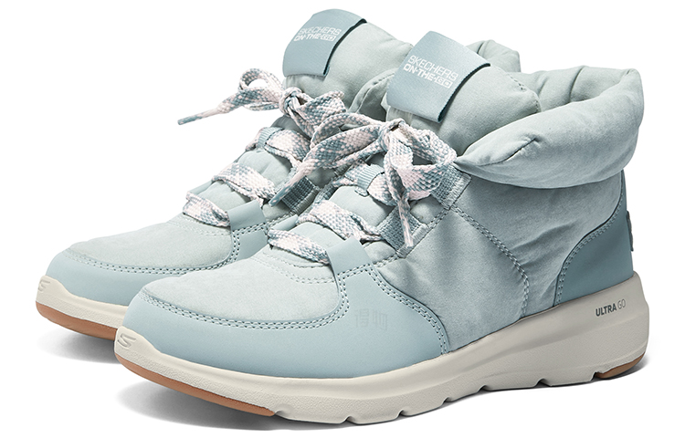 Женские сапоги Skechers (светло-синие) — Светло-синий — фото 3