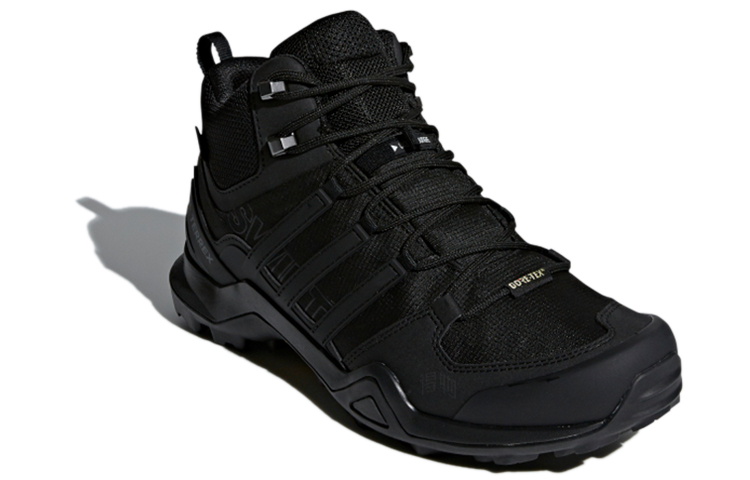 Мужские кроссовки adidas Terrex Swift R2 Mid Gtx (черные) — фото 3