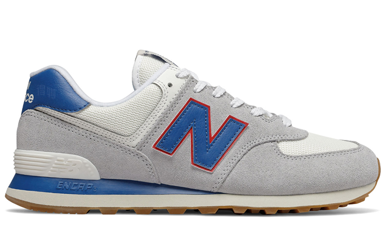 Кроссовки New Balance 574 (серо-синий) — Серый / синий — фото 2