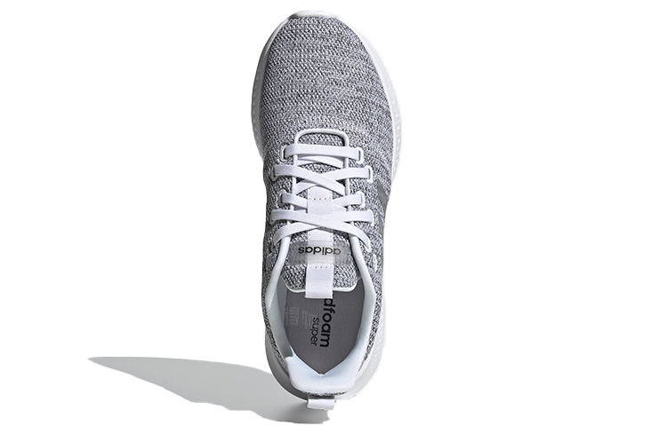 Женские кроссовки adidas neo Puremotion (серо-белые) — фото 5