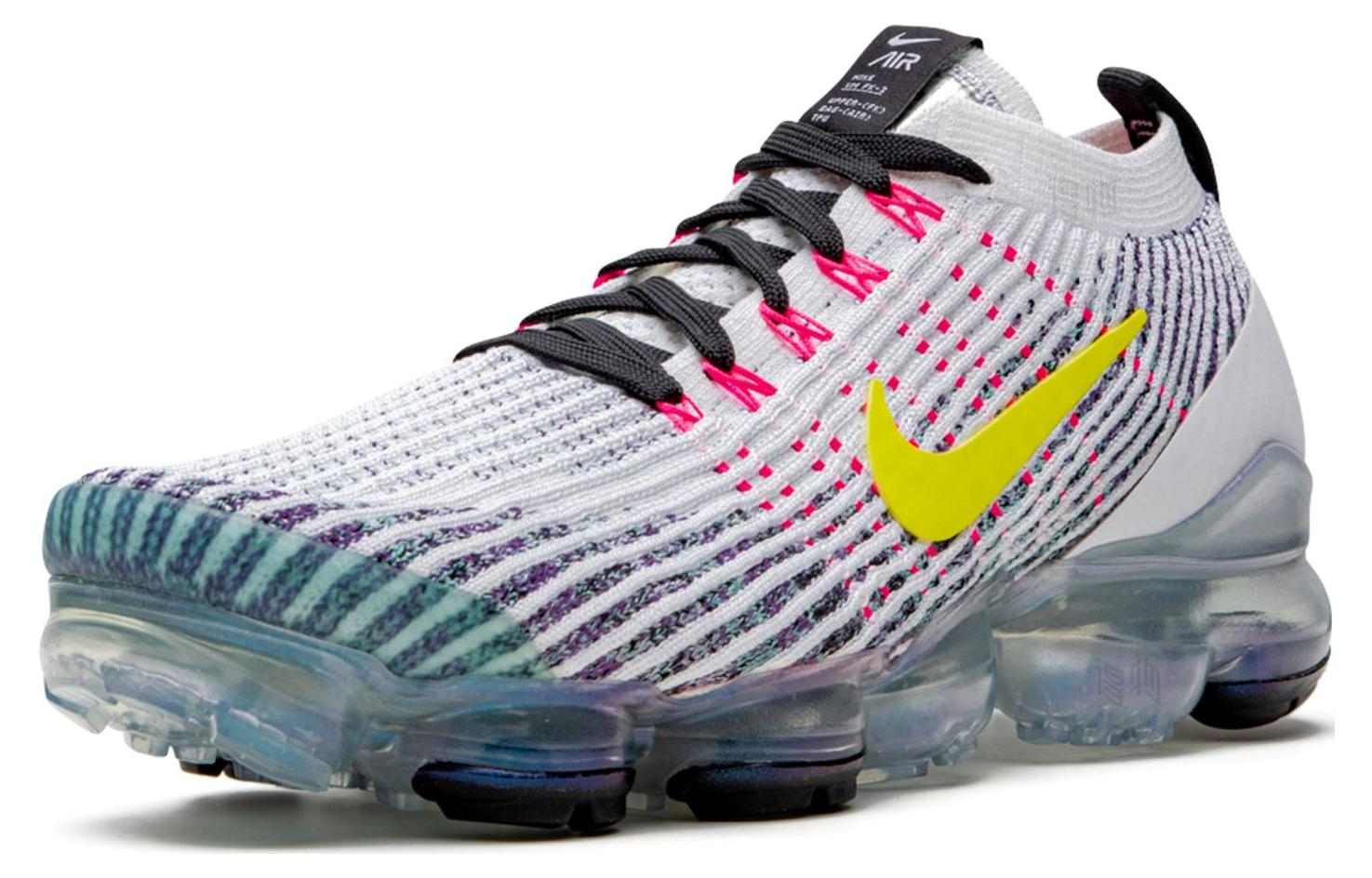 Мужские кроссовки Nike Air VaporMax 3.0 Dynamic Yellow (серебристо-желтые) — Серебристый / жёлтый — фото 2