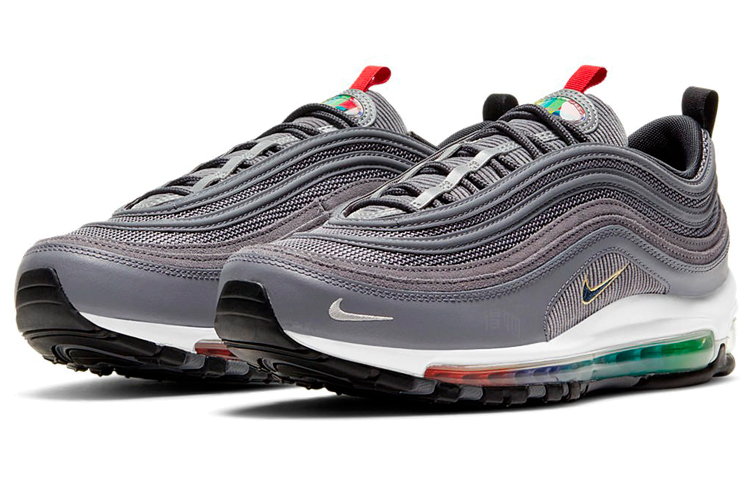 Мужские кроссовки Nike Air Max 97 (черные) — 浅石黑/黑曜石色 — фото 3