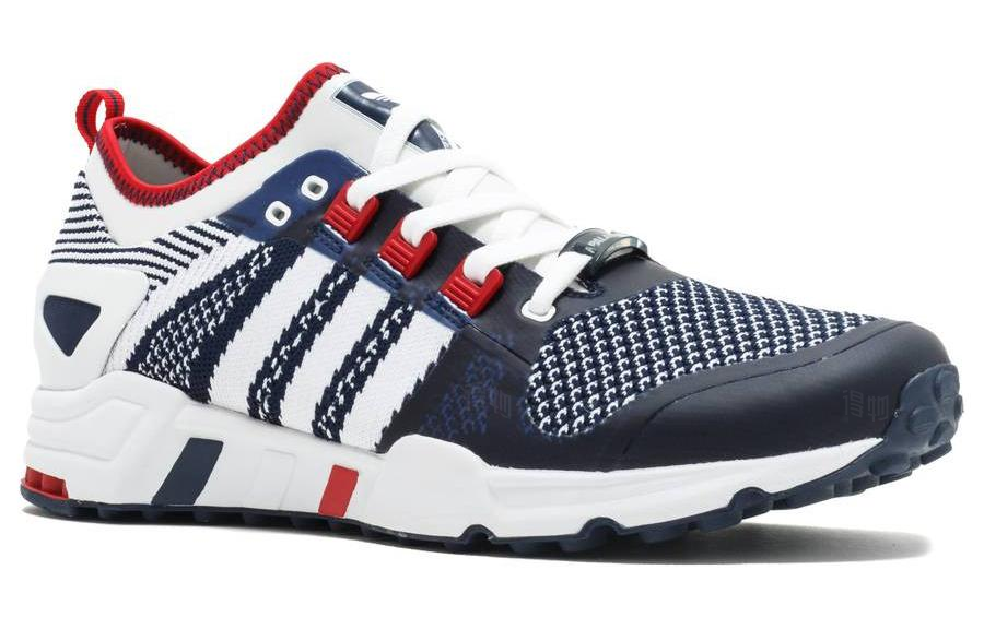 Кроссовки adidas originals EQT (бело-синие) — фото 2