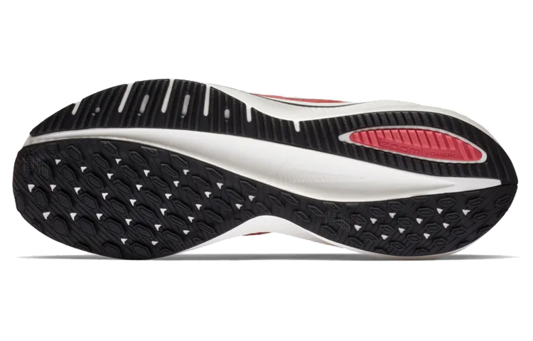 Женские кроссовки Nike Air Zoom Vomero 14 PU (оранжево-красные) — фото 5