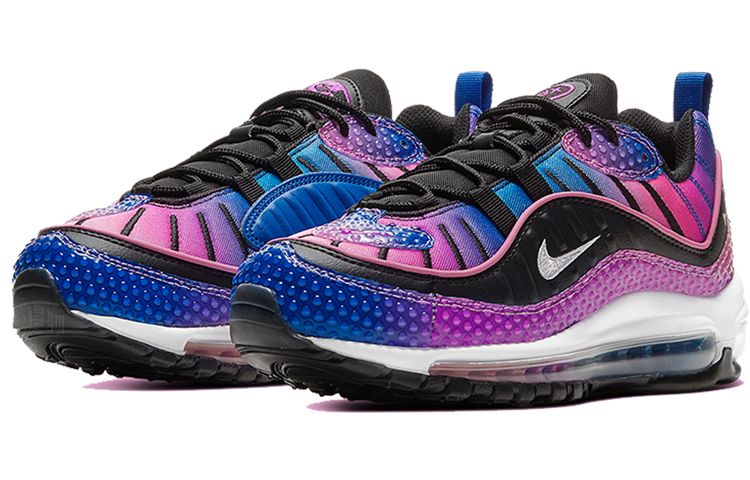 Женские кроссовки Nike Air Max 98 (сине-фиолетовые) — фото 3