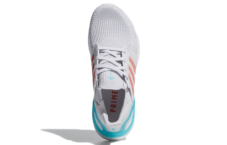 Женские кроссовки adidas ULT Primeblue (серо-сине-оранжевые) — фото 5