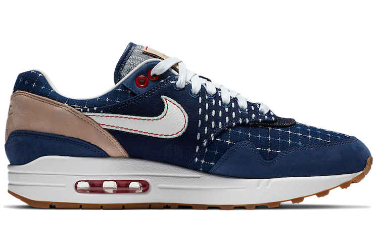 Кроссовки Nike Air Max 1 (сине-белые) — фото 2