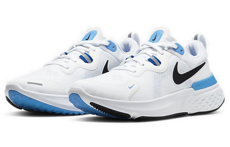 Мужские кроссовки Nike React Miler 1 (бело-синие) — Белыйсиний — фото 3