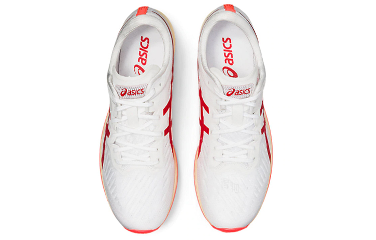 Мужские кроссовки ASICS Metaracer (бело-красные) — Белый / красный — фото 5
