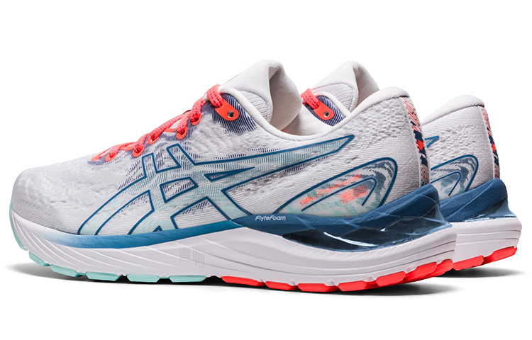 Женские кроссовки ASICS (бело-синие) — фото 4