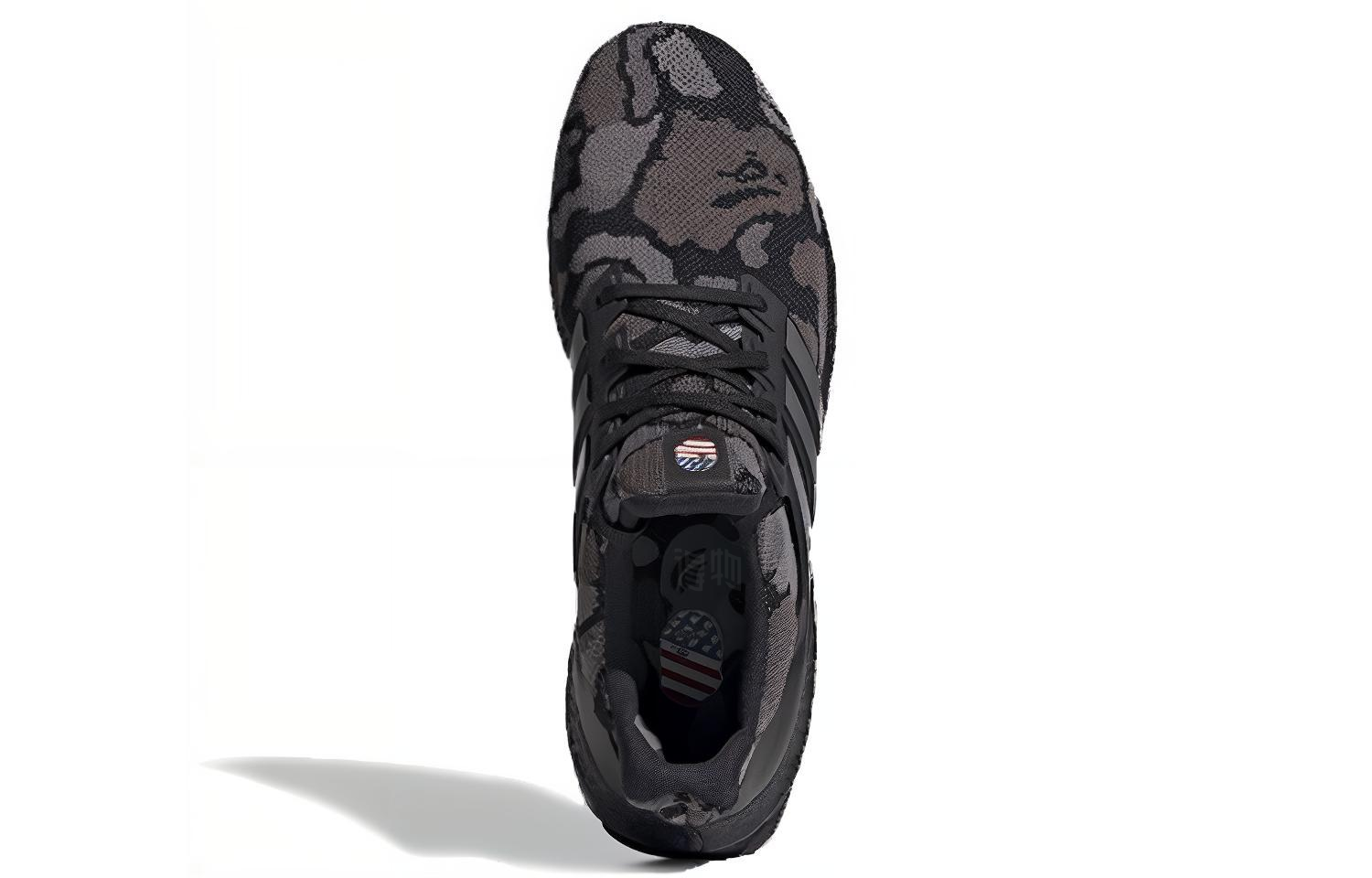 Кроссовки A BATHING APE x adidas ULT (черно-белый) — 迷彩 — фото 4