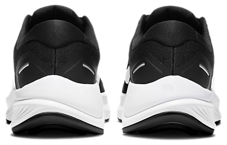 Женские кроссовки Nike Zoom Structure 23 (черно-белые) — Чёрныйбелый — фото 5