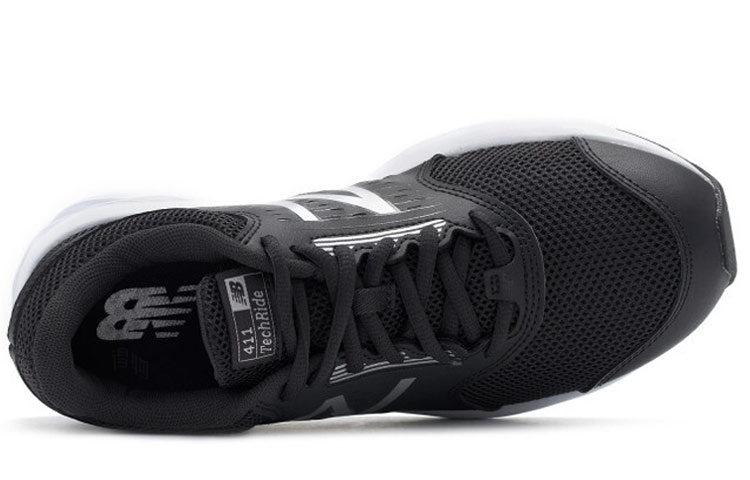 Женские кроссовки New Balance New Balance NB 411 (черно-белые) — Чёрныйбелый — фото 3