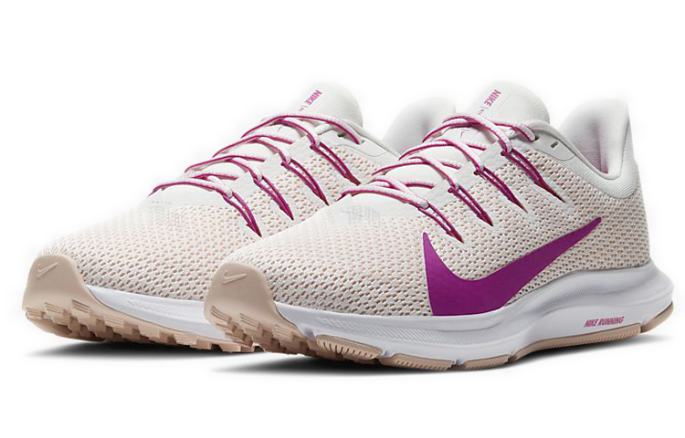 Женские кроссовки Nike Quest 2 (розово-фиолетовые) — фото 3