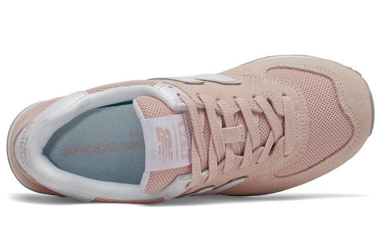 Женские кроссовки New Balance New Balance NB 574 B (розово-белые) — Розовый — фото 3