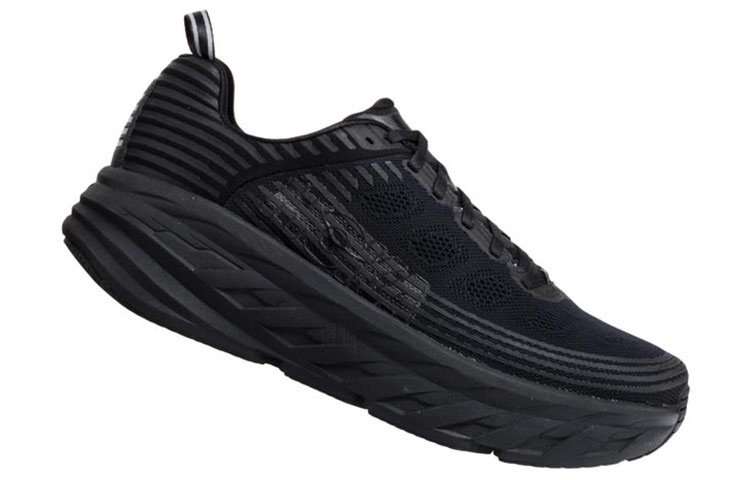 Мужские кроссовки HOKA ONE Bondi 6 (черные) — фото 2