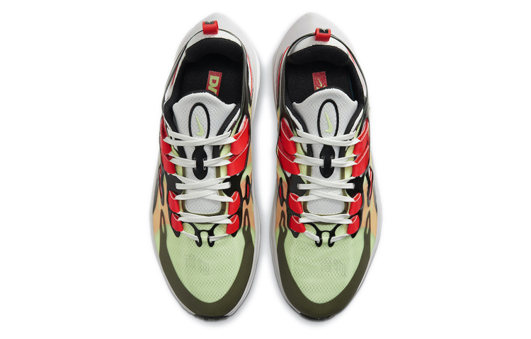 Мужские кроссовки Nike D/MS/X (оранжево-зеленые) — фото 4