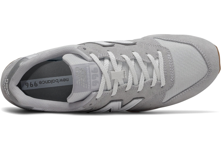 Кроссовки New Balance 996 (серо-белые) — Серый — фото 3