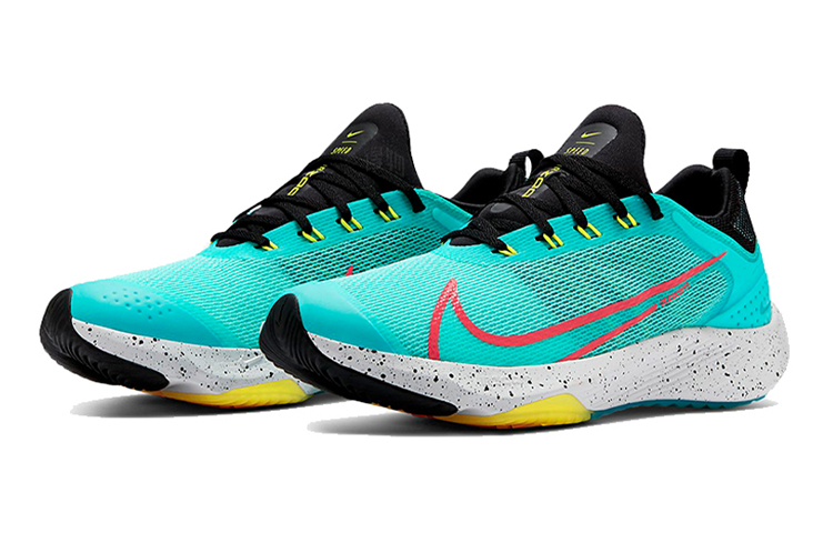 Женские кроссовки Nike Zoom Speed (черно-бело-синие) — фото 3
