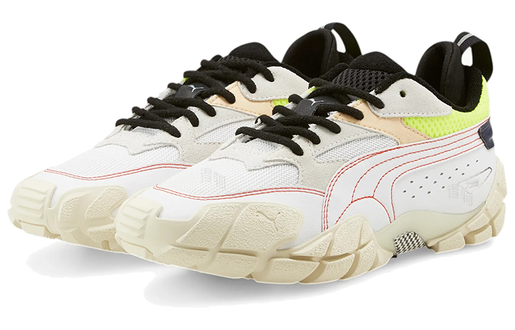 Женские кроссовки PUMA Centaur Fantasy (черно-бело-зеленые) — фото 3
