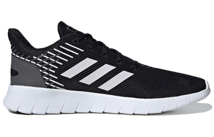 Мужские кроссовки adidas neo Asweerun (черно-белые) — фото 2