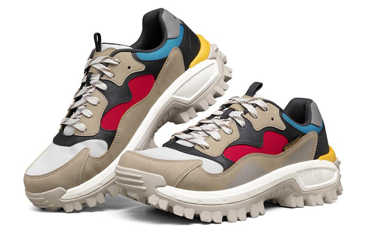 Мужские кроссовки Skechers Trekson (коричнево-синие) — фото 3