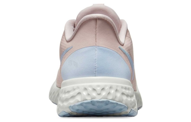 Женские кроссовки Nike REVOLUTION 5 (розово-серебристо-синие) — фото 3