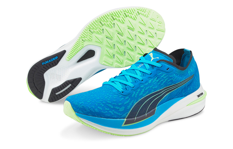 Мужские кроссовки PUMA Deviate NITRO Wildwash (синие) — фото 5
