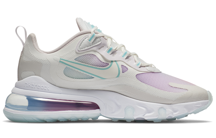 Женские кроссовки Nike Air Max 270 (бело-сине-фиолетовые) — фото 2