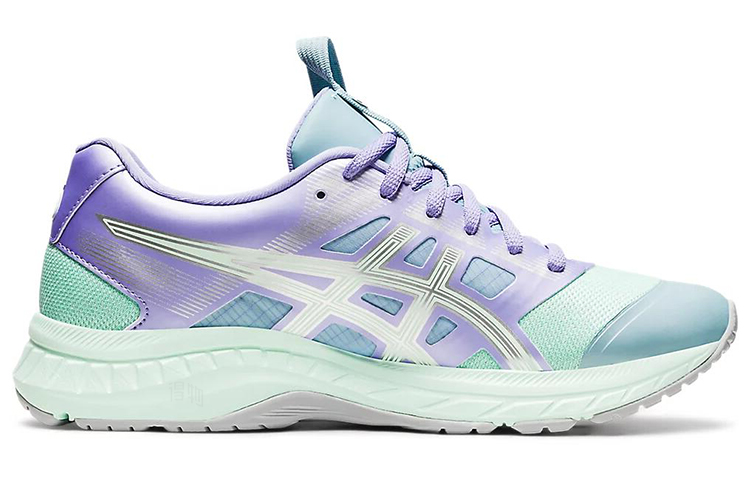 Женские кроссовки ASICS FN2-S Gel-Contend 5 (зелено-фиолетовый) — фото 2