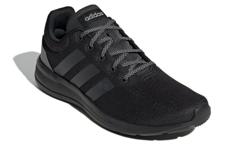 Мужские кроссовки adidas neo Lite Racer (черно-серые) — Чёрный / серый — фото 3