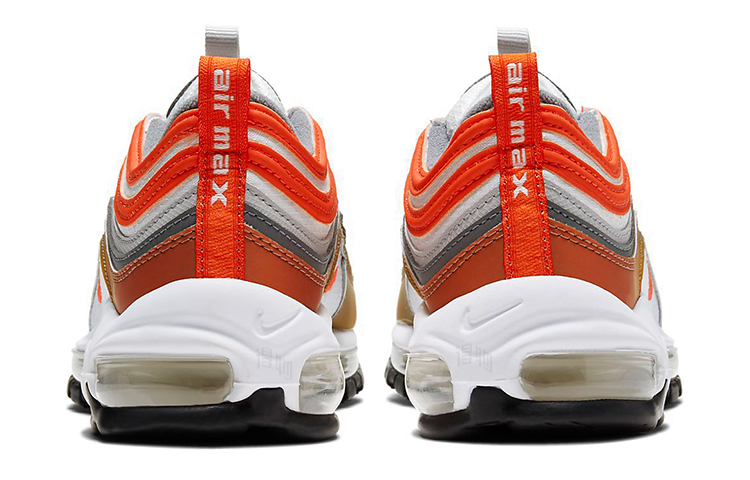 Женские кроссовки Nike Air Max 97 SE (бело-красные) — Белый / красный — фото 5