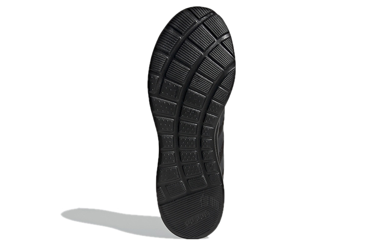 Мужские кроссовки adidas neo Lite Racer (черно-серые) — Чёрный / серый — фото 6