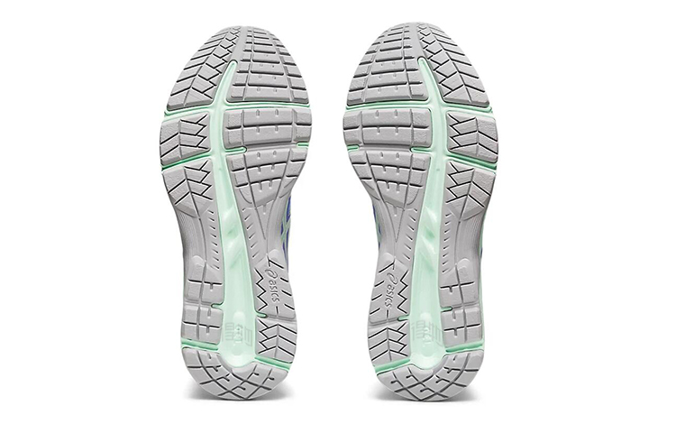 Женские кроссовки ASICS FN2-S Gel-Contend 5 (зелено-фиолетовый) — фото 6