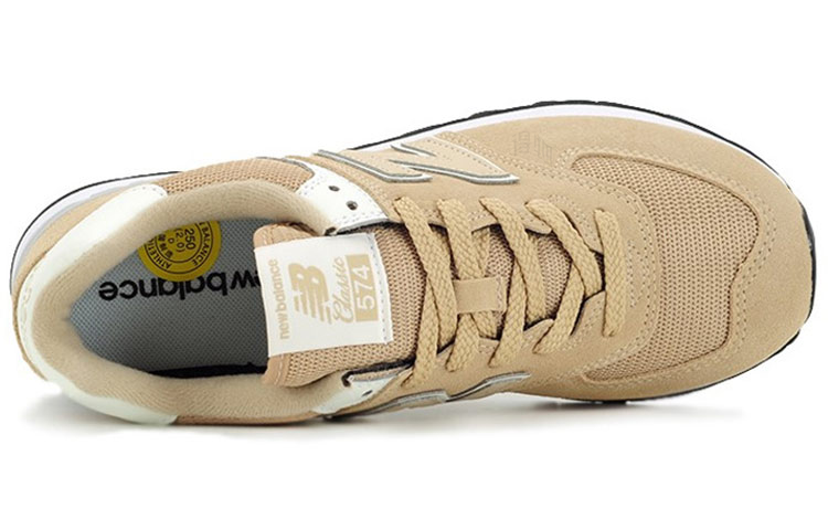 Кроссовки New Balance 574 (бежевый) — фото 4