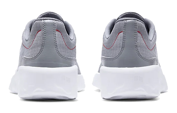 Кроссовки Nike Explore strada WNTR (серо-белые) — 微粒灰/小径红/白色 — фото 4