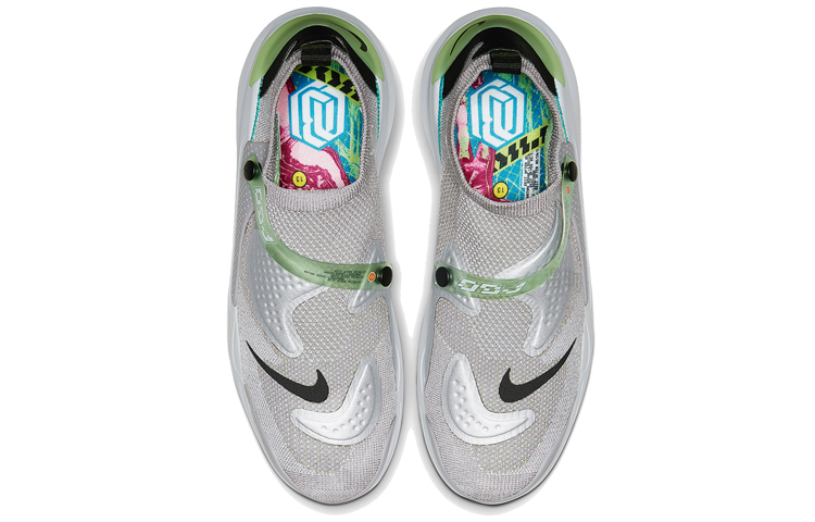 Кроссовки Nike OBJ Joyride Flyknit (серо-белые) — фото 4