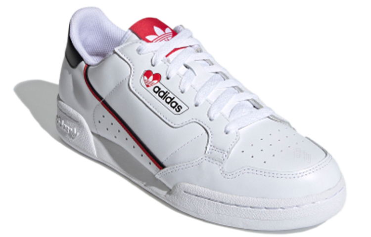 Кеды adidas originals Continental 80 (бело-красно-черные) — Белый / красный / чёрный — фото 3