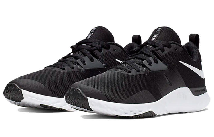 Мужские кроссовки Nike Renew Retaliation Tr (черно-белые) — фото 3