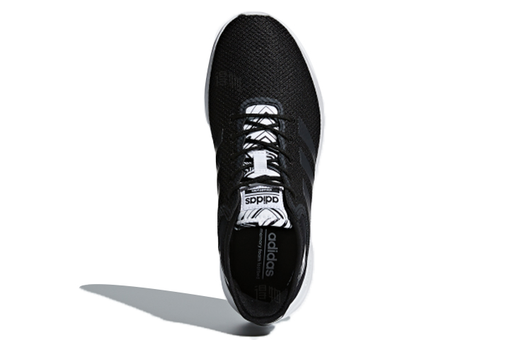 Женские кроссовки adidas neo Cf Qtflex (черно-белая) — фото 5