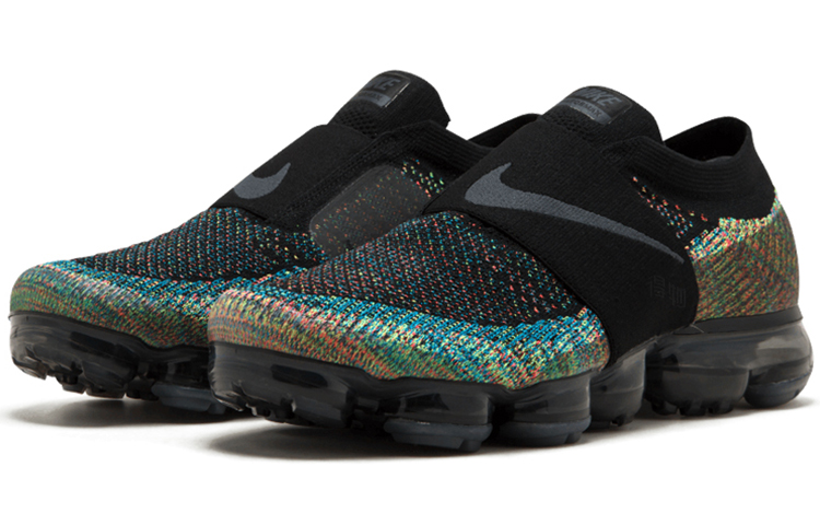 Мужские кроссовки Nike AIR VAPORMAX Moc (черно-разноцветные) — фото 2