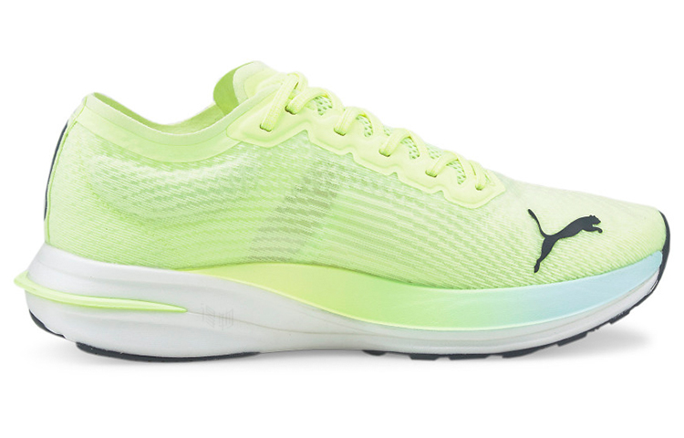 Мужские кроссовки PUMA Deviate NITRO (флуоресцентно-зеленые) — фото 2