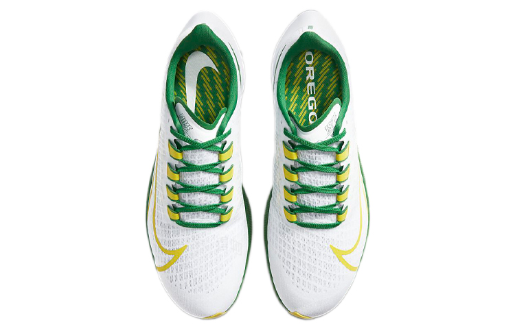 Кроссовки Nike Pegasus 37 Oregon (зелено-белые) — Зелёныйбелый — фото 4